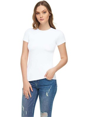 Elit 12 Adet Beyaz Renk Kısa Kollu Atlet Fanila-Beyaz-Beyaz