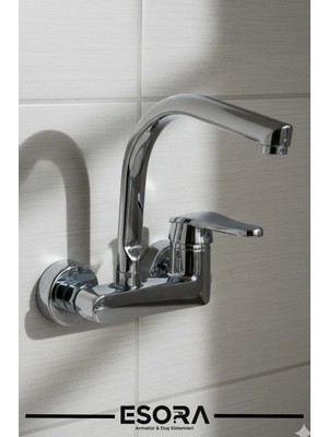 Esora Duvardan Mutfak Bataryası Çeşmesi Musluğu
