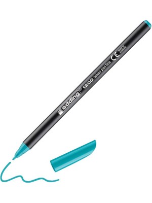 Misda Store 1200 Ince Uçlu Keçeli Kalem - Turkuaz - 1 Kalem - Yuvarlak Uçlu 1 mm