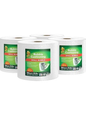 Misda Store Markalı Hava Yastığı Folyosu, Orijinal Hava Dolgusu, 30,5 cm x 180 M, Her 30,5 cm Delikli