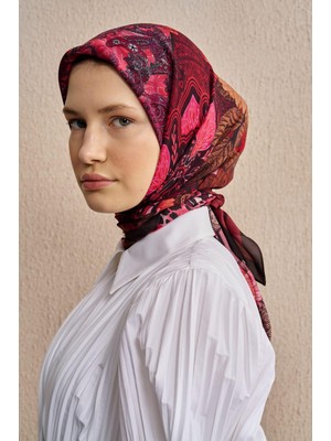 Pembe Ed Scarf Vision Art Collection Mozaic Eşarp