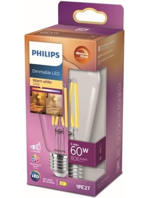 Misda Store LED Classic 60W ST64 E27 Kısılabilir Filament Ampul WGD90