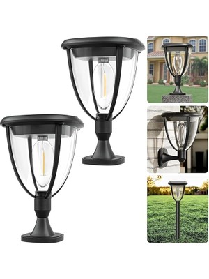 Misda Store Güneş Enerjili LED Aydınlatma 2 ADET/GT-SL21