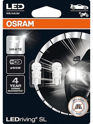 Leaf Shop W5W T10 LED Park Ampulü 12V 2825DWP (2’li Paket)