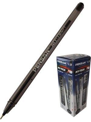 Leaf Shop 1,0 mm My-Tech Tükenmez Kalem 25LI Siyah - PE02250TKSI25