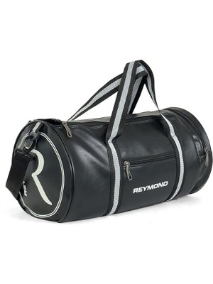 Leaf Shop Spor Çantası Seyahat | Suni Deri Gym Bag | Silindir Tasarım Unisex | Fitness Spor Salonu Çanta | El ve Omuz Askılı