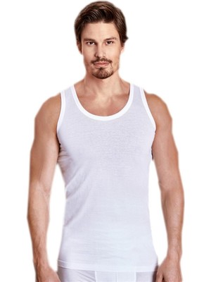 Berrak Erkek Beyaz Atlet 10'lu Paket %100 Pamuk TRNT20182-BEYAZ-XL