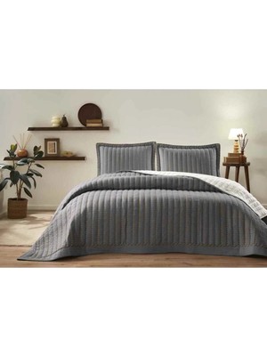 Özdilek Yatak Örtüsü.nakışlı Lıne Antrasit 180X250