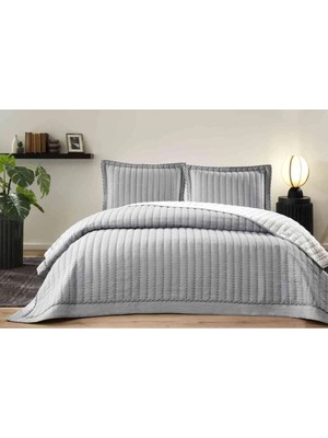 Özdilek Yatak Örtüsü.nakışlı Lıne Gri 180X250