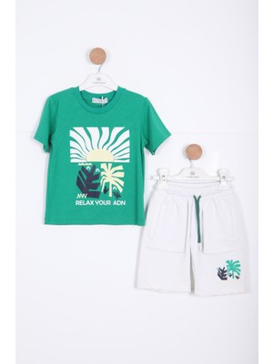 NASR GRUB Erkek Çocuk Şort Alt Üst Takım 2-7 yaş 3223