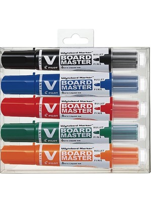 Misda Store Begreen V-Board Master Beyaz Tahta Kalemi, Ince Uçlu, Farklı Renklerde