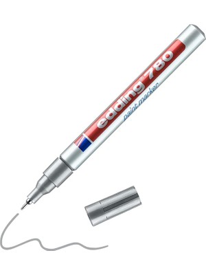 Misda Store 780 Boya Kalemi - Gümüş - 1 Kalem - 0,8 mm Yuvarlak Uç