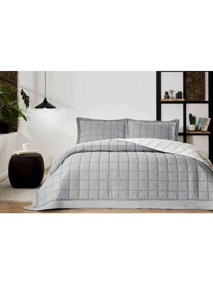 Özdilek Yatak Örtüsü.nakışlı Square Gri 180X250