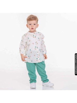 Xo Kids Erkek Çizgili Pantolon 9-36 Ay 64604 EPNT12026