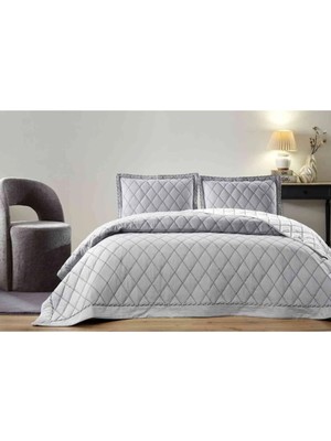 Özdilek Yatak Örtüsü.nakışlı Dıamond Gri 180X250