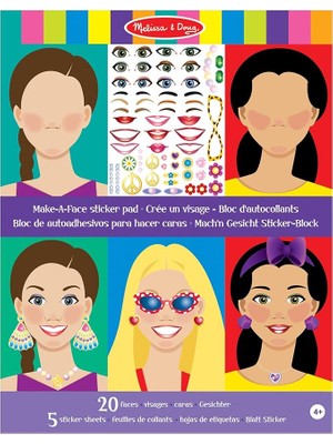 Misda Store & Doug - Çıkartma Kitabı, Yüzler (14195)