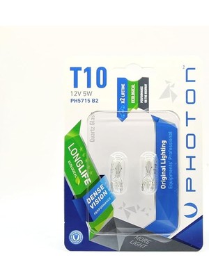 Misda Store Ampul W5W 12V 2'li Blister Minyatür