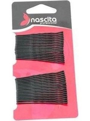 Misda Store Topuzlu Siyah Tel Toka 36 Lı -01