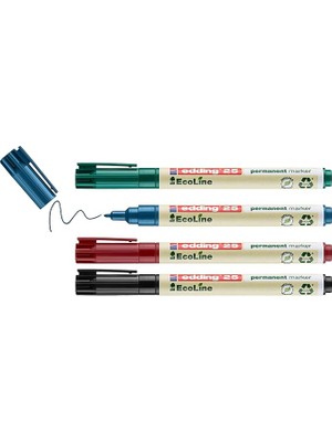 Misda Store Kalıcı Marker 25 Ecoline, Doldurulabilir, 1 Mm, Çeşitli
