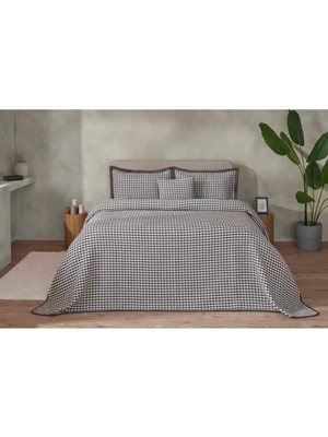 Özdilek Yatak Örtüsü Plaıd Gri Çift Kişilik