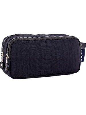 Leaf Shop 01105 Krinkıl Kumaş Kalem Kutusu Siyah