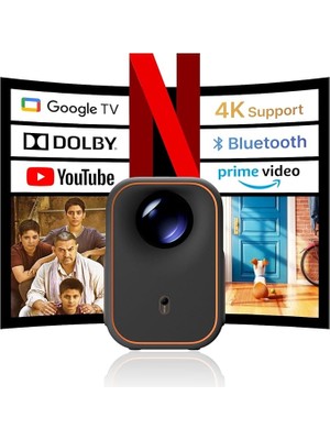 Leaf Shop Xming Episode One Projeksiyon Cihazı, HDMI 2.1, Oto-Odaklama, Oto-Keystone