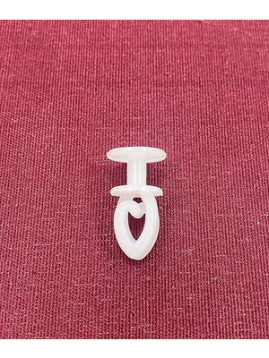 Leaf Shop 50'şer Adet 2 Paket Kolay Geçmeli Korniş Düğmesi Beyaz BYZT243