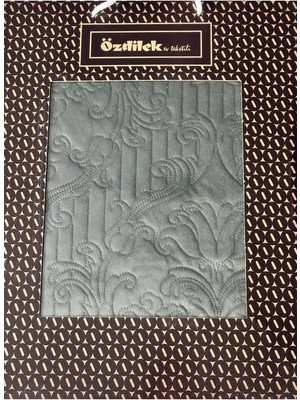 Özdilek Yatak Örtüsü Flaır Haki Çift Kişilik Kutu