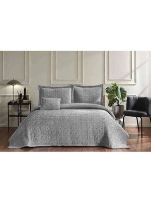 Özdilek Yatak Örtüsü Pold Gri Çift Kişilik