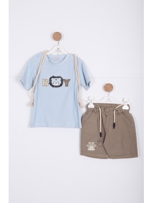 NASR GRUB Erkek Çocuk Alt Üst Şort Takım 18-36 Ay 2141