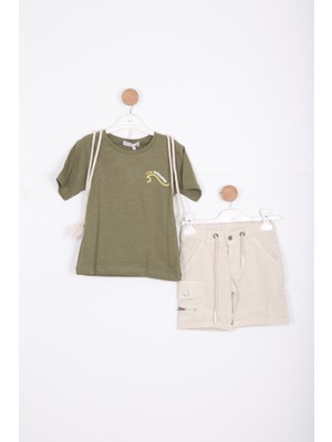 NASR GRUB Erkek Çocuk Alt Üst Şort Takım 2-7 Yaş 3145