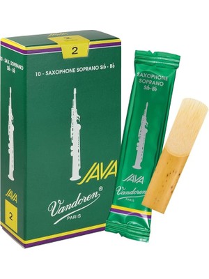 Misda Store SR302 Soprano Sax Java Reeds Strength 2; 10'lu Kutu