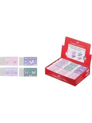 Misda Store Kelebek Silgi, Dust-Free, 30X Asorti