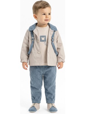 Hype Erkek Çocuk 3lu Alt Üst Takım 3-12 Ay 1515