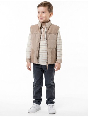 Hype Erkek Çocuk 3lu Alt Üst Takım 1-5 Yaş 6229