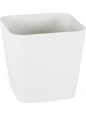 Misda Store S003 Safir Saksı Drenaj Aparatı ile Birlikte 3 No 17,5cm 3.4 Lt Kirli Beyaz