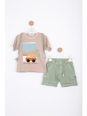 NASR GRUB Erkek Çocuk Alt Üst Şort Takım 2-7 Yaş 3142