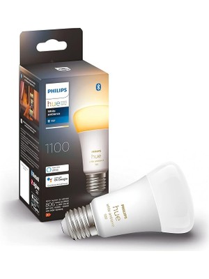 Misda Store Huewa 8-75W Beyaz Ambiyans Akıllı E27 LED Ampul , Bluetooth Özellikli