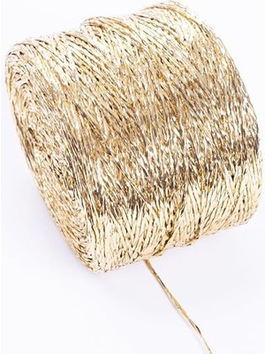 Misda Store Janjanlı Altın Ip, 1 mm 25 Metre
