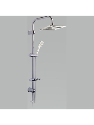 Siyam Akasya Tepe Duş Seti, Krom