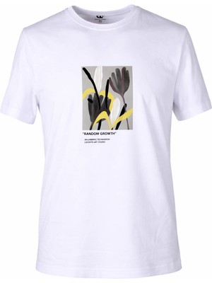 Trender 26Y595000006  Erkek T-Shirt Random O Yaka Baskıl