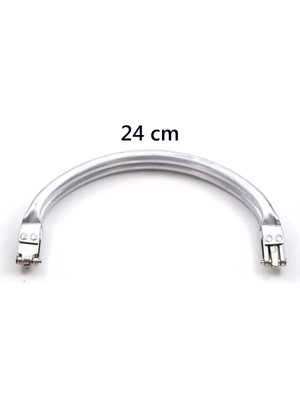 Royaleks Gizli Metal Oval Çanta Bursu - 24 cm - Metal Çanta Aparatı Çanta Aksesuarı