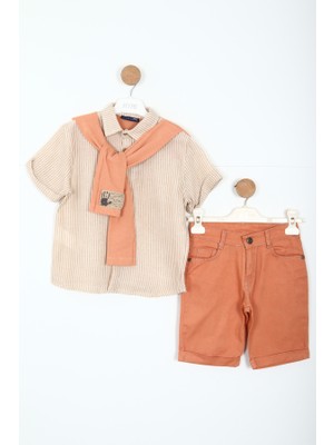 Hype Erkek Çocuk Alt Üst Şort Takım 1-5 Yaş 6215