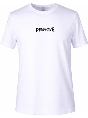 Trender 26Y595000005  Erkek T-Shirt Perspevtive O Yaka Baskılı