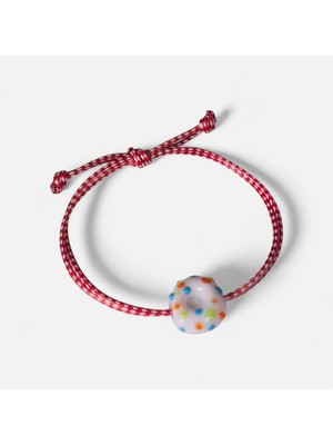 Sibelya Aksesuar Cam Murano Candy Donut Marteniçka Bileklik