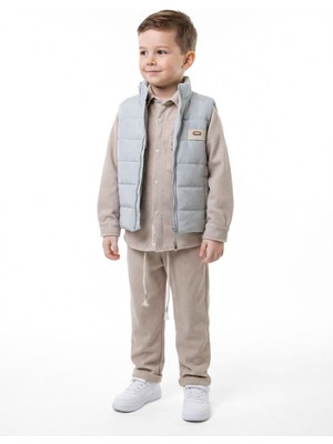 Hype Erkek Çocuk 3lu Alt Üst Takım 4-8 Ay 6613