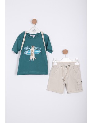 NASR GRUB Erkek Çocuk Alt Üst Şort Takım 18-36 Ay 2143