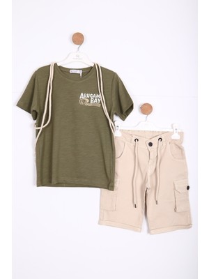 NASR GRUB Erkek Çocuk Alt Üst Şort Takım 8-14 Yaş 4144