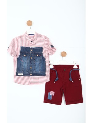 Hype Erkek Çocuk Alt Üst Şort Takım 4-8 Yaş 6560