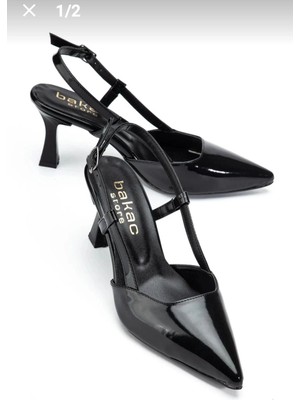 Sb Shopping Hoost Siyah Rugan Topuklu Ayakkabı